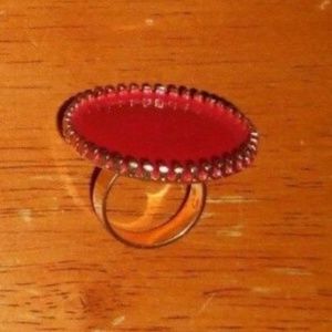 Round Prom Evening Cocktail Glam Sexy Party Ring